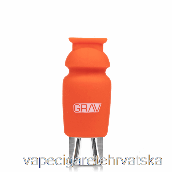 Vape Cigarete Grav Staklena štaka Sa Silikonskim čepom Grimizno Narančasta